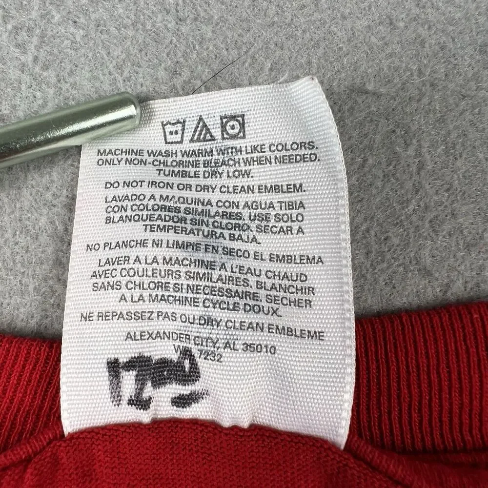 Vintage Y2K United Stated Marine Corp USMC Semper Fi Shirt Men's 2XL Red - Picture 15 of 16